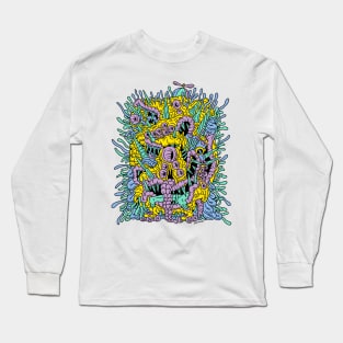 ROLLER SKATES MONSTER Long Sleeve T-Shirt